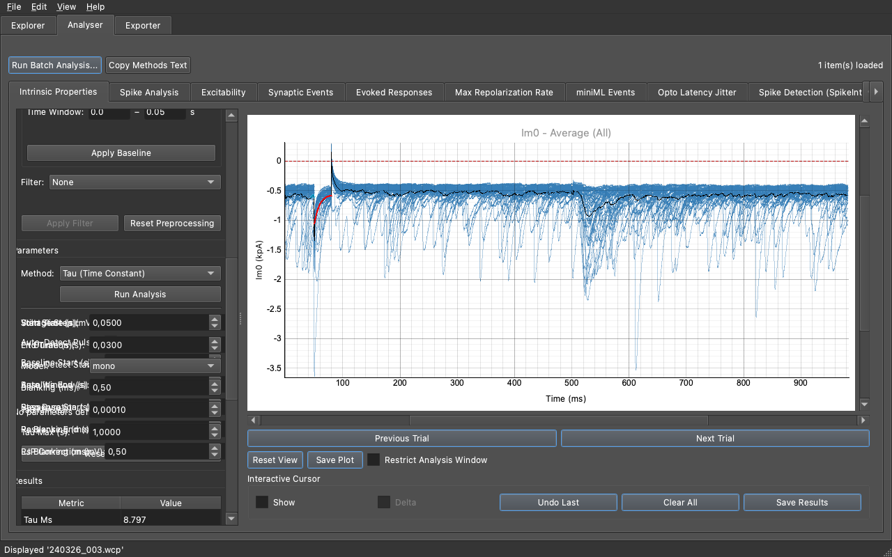 Tau interface