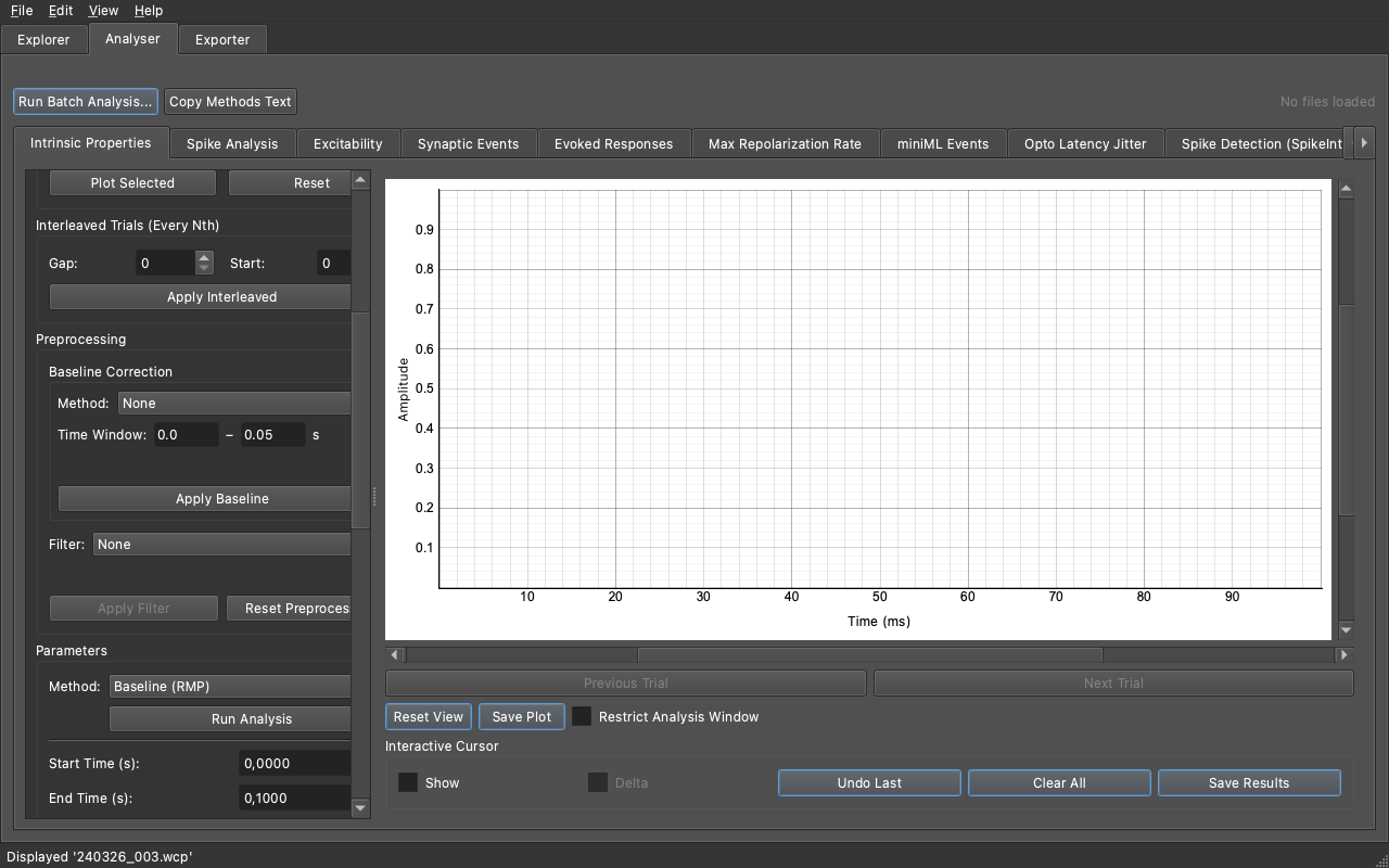Analyser Tab