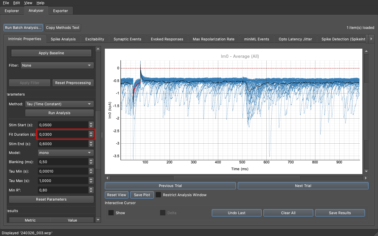 Tau interface